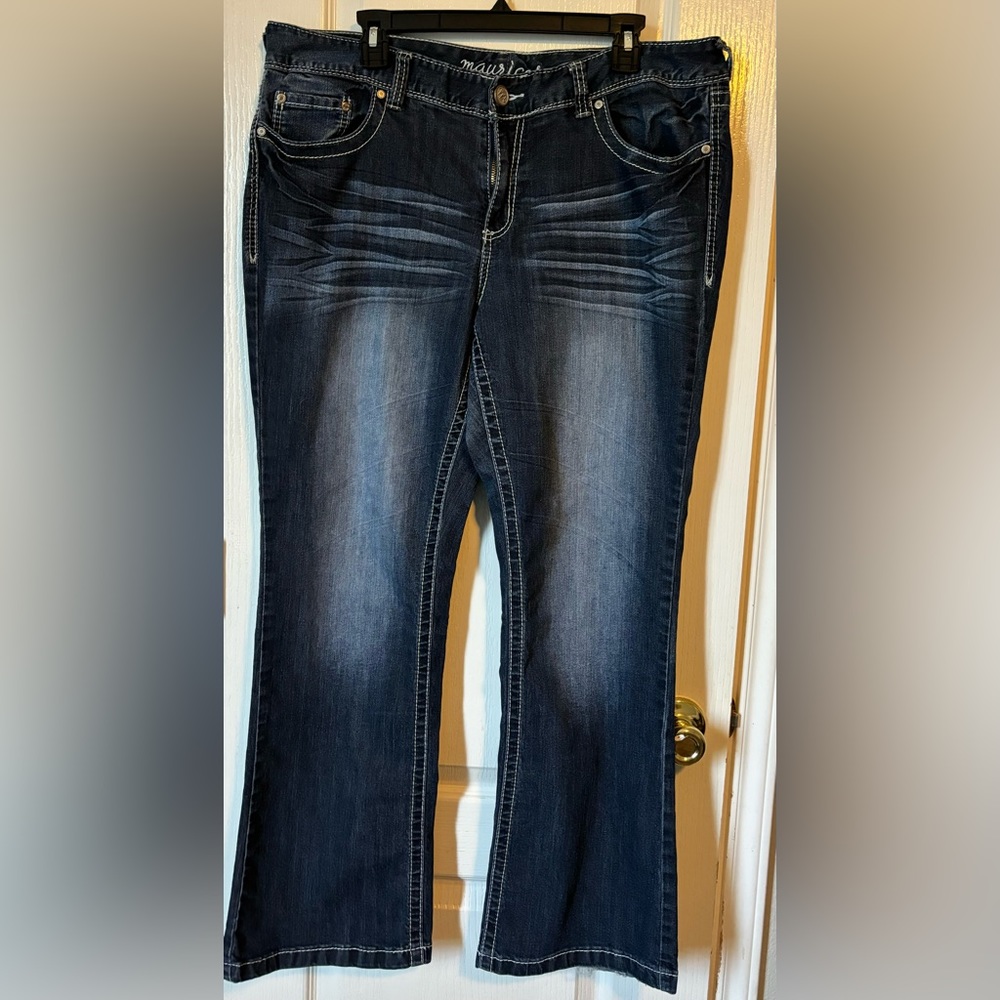 Maurices boot cut jeans size 18 short